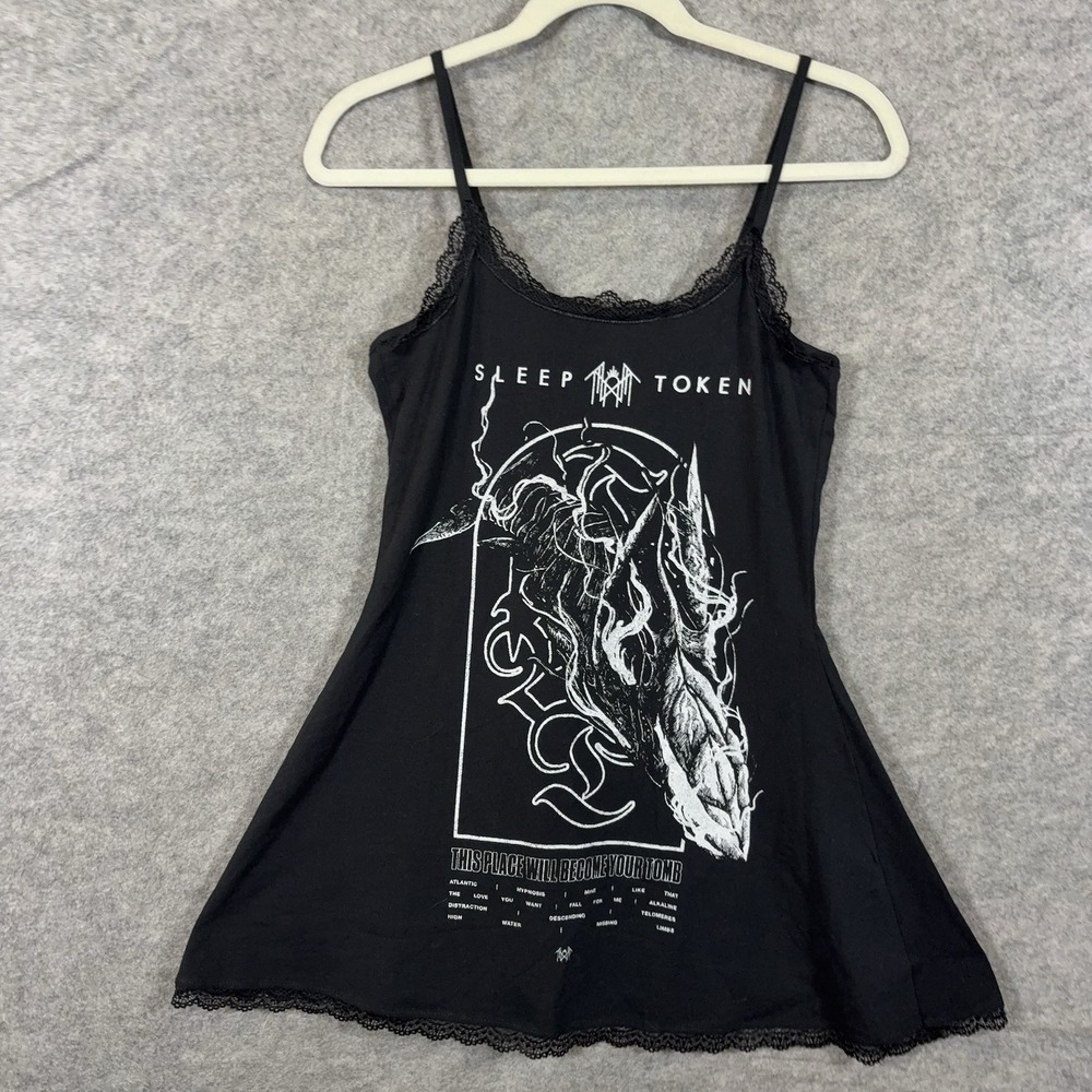 Sleep Token Hot Topic Cami Dress Sz M This Place Will Become Your Tomb NWOT